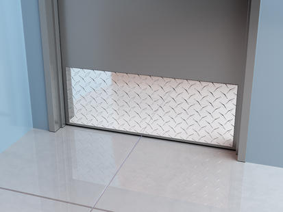 KPAD-16 Aluminum Diamond Plate Kick Plate KPAD-16 Aluminum Diamond Plate Kick Plate