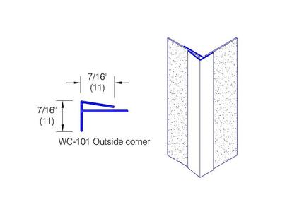 WC-101 Outside Corner Trim WC-101 Outside Corner Trim